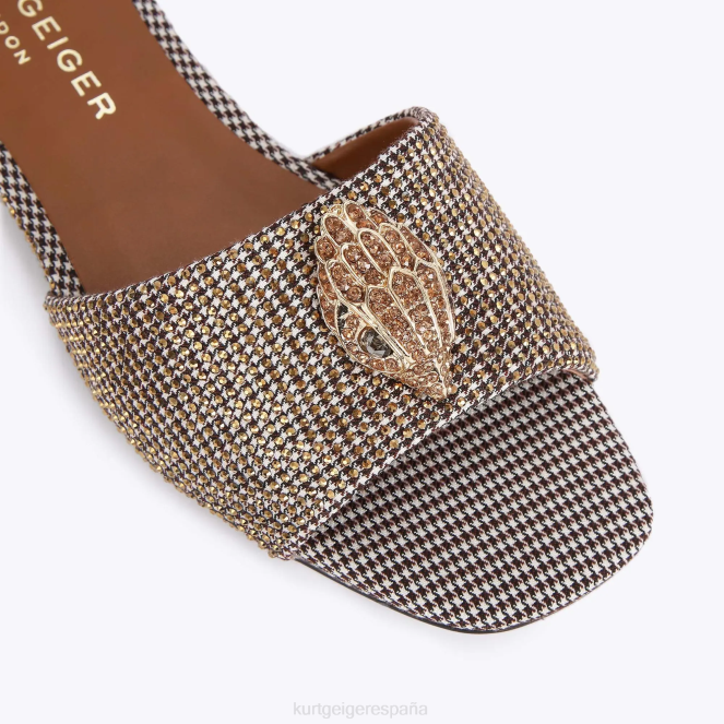 Kurt Geiger mujer sandalia plana london kensington 2LPR351 | calzados beige